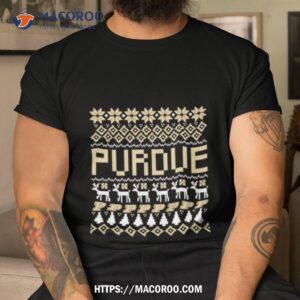 Purdue Boilermakers Holiday Ugly Shirt Purdue Boilermakers Holiday Ugly Shirt