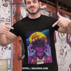 Purple Light Retro Juice Wrld Shirt