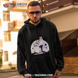 Ragdoll Cat Snowman Christmas Shirt