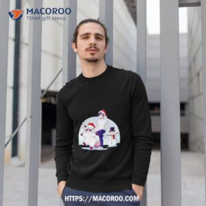 ragdoll cat snowman christmas shirt sweatshirt 1