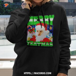 Rapper Yeat Santa Merry Yeatmas Funny Christmas Shirt