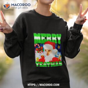 Rapper Yeat Santa Merry Yeatmas Funny Christmas Sweatshirt 2