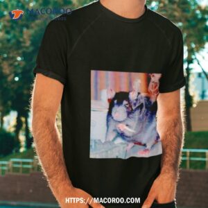 Rat Smoking Cigarette Tshirt