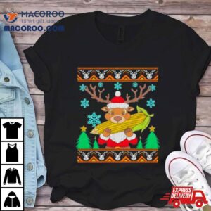 Reindeer Eat Corn Ugly Christmas Shirt Reindeer Eat Corn Ugly Christmas Shirt