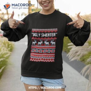 Reindeer Ugly Sweater Christmas Sweatshirt 1