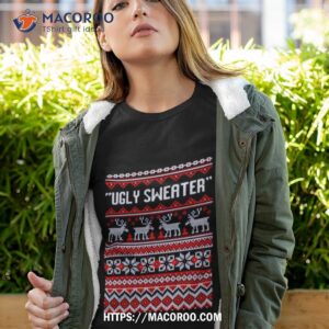 Reindeer Ugly Sweater Christmas Shirt