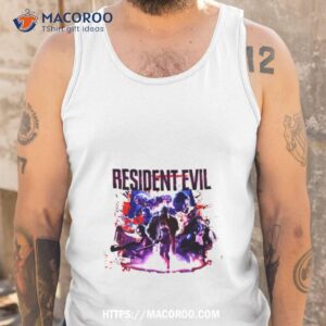 resident evil mash up vintage shirt tank top