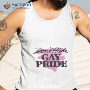 Retro Gay Pride Don T Hide Gay Pride Tank Top 3