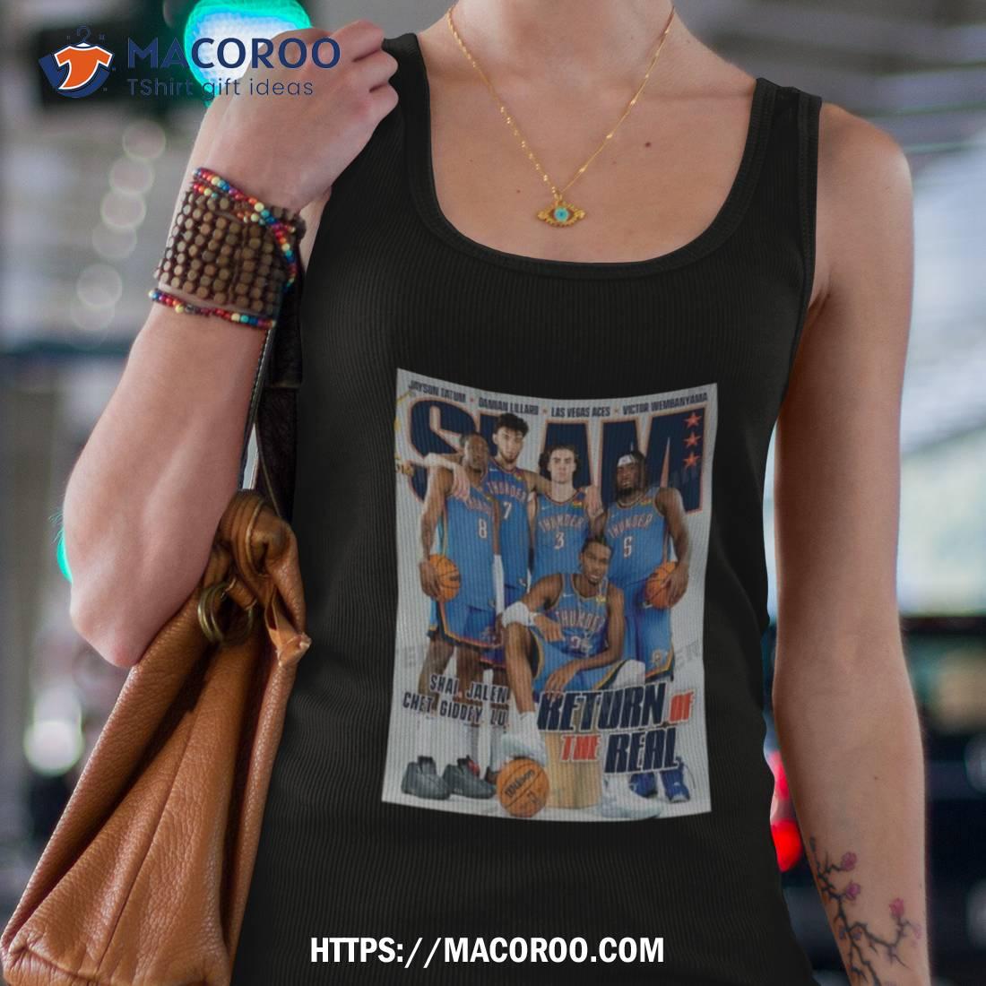Return Of The Real Okc Thunder Slam 247 Poster Photos T Shirt Return Of The Real Okc Thunder Slam 247 Poster Photos T Shirt