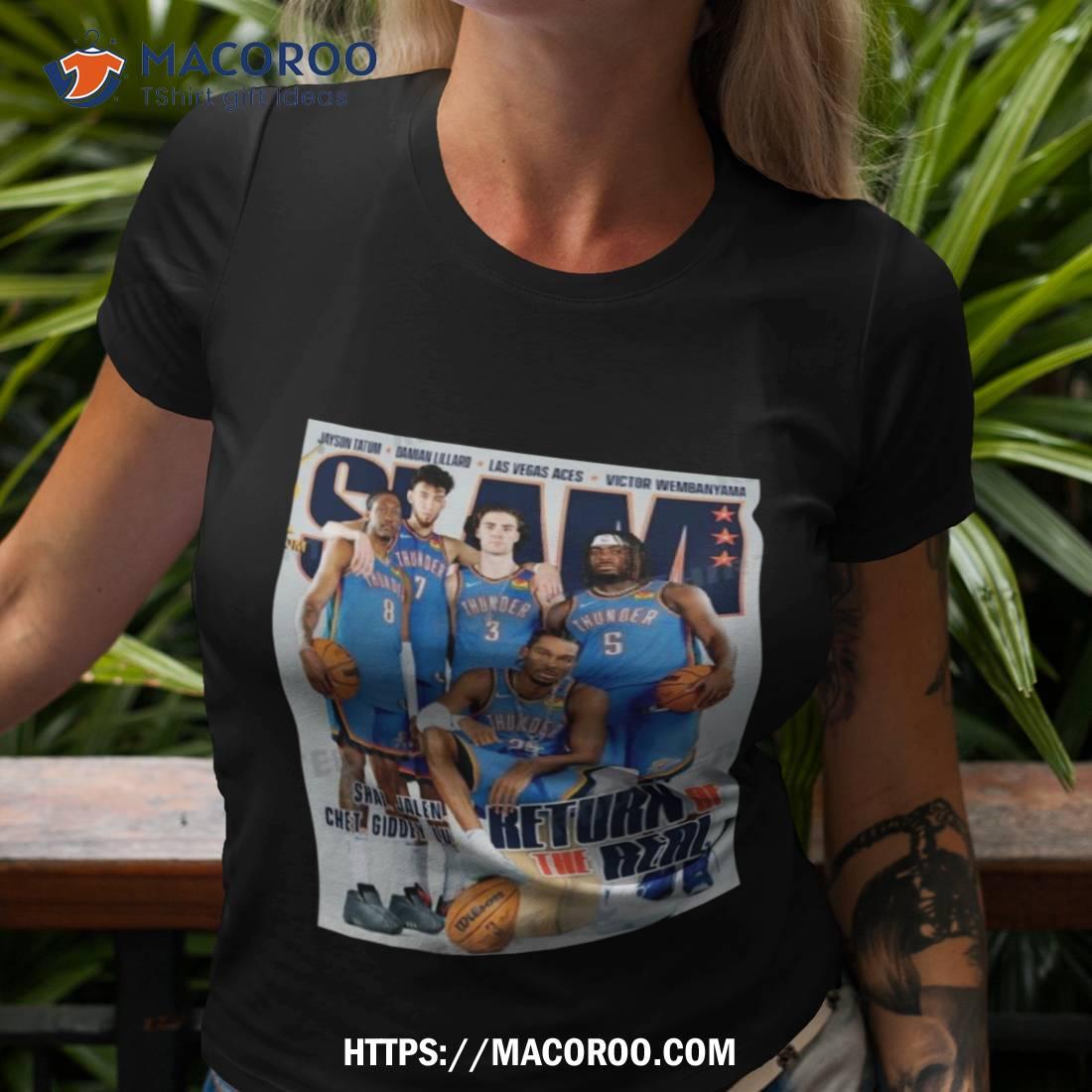 Return Of The Real Okc Thunder Slam 247 Poster Photos T Shirt Return Of The Real Okc Thunder Slam 247 Poster Photos T Shirt