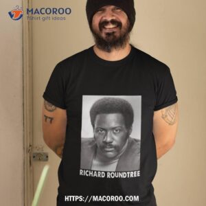 richard roundtree black and white shirt tshirt 2
