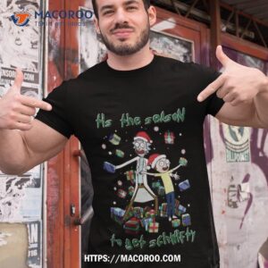 Rick And Morty Tis The Season To Get Schwifty Christmas T Shirt