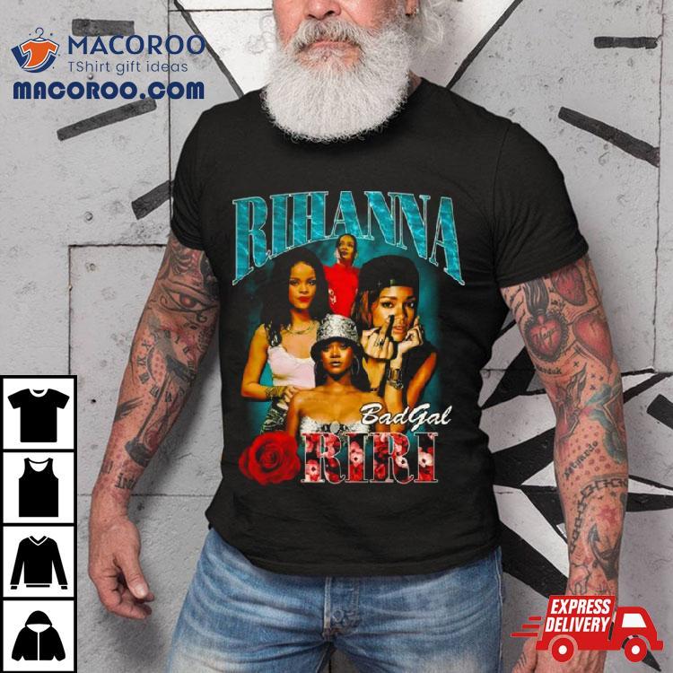 Rihanna Bad Gal Riri 90s Rap Vintage Bootleg Shirt Rihanna Bad Gal Riri 90s Rap Vintage Bootleg Shirt