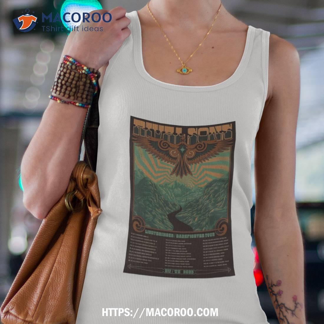 Rival Sons Lightbringer Darkfighter Tour 2023 Show Poster Shirt Rival Sons Lightbringer Darkfighter Tour 2023 Show Poster Shirt