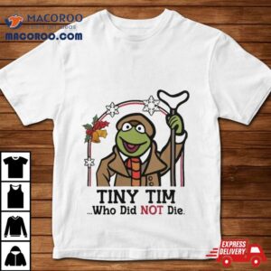 Robin Frog Tiny Tim Who Did Not Die Xmas Tshirt