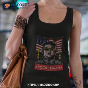 Rocketman Kim Jong Un Christmas Tank Top 4