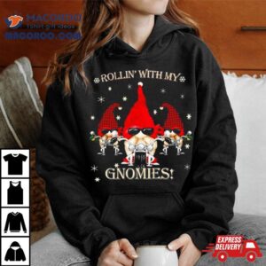 Rollin’ With My Gnomies Biker Christmas 2023 T Shirt