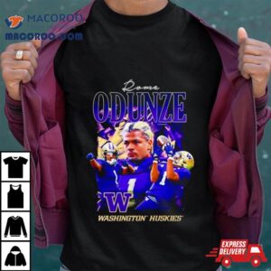 Rome Odunze Montlake Washington Huskies Football Tshirt