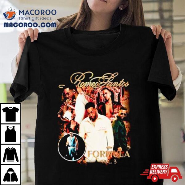 Romeo Santos Formula Vol. 3 Vintage Shirt