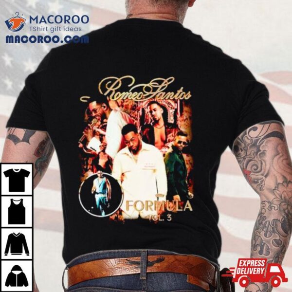 Romeo Santos Formula Vol. 3 Vintage Shirt