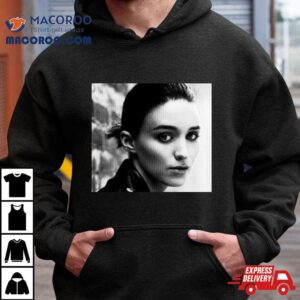 Rooney Mara Black And White Portrai Tshirt