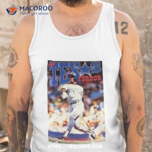 Ruben Sierra Texas Terror Texas Rangers Mlb Action Poster Tank Top
