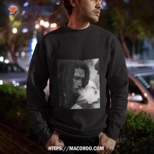 Rui Wearing Bob Marley Smoking Cigarette Sweatshirt
