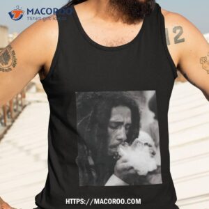 Rui Wearing Bob Marley Smoking Cigarette Tank Top 3