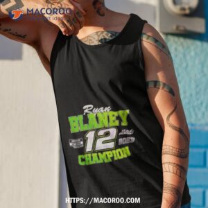 Ryan Blaney 2023 Nascar Cup Series Champion T Shirt 3 Ryan Blaney 2023 Nascar Cup Series Champion Tank Top 1