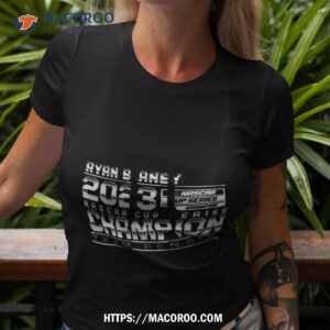 Ryan Blaney 2023 Nascar Cup Series Champion Team Penske T Shirt