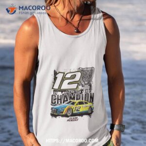Ryan Blaney Team Penske 2023 Nascar Cup Series Champion Car Tank Top