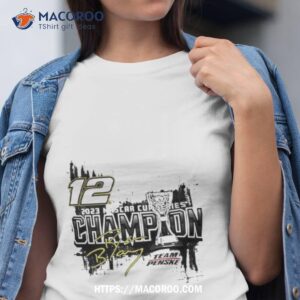 Ryan Blaney Team Penske 2023 Nascar Cup Series Champion Signature T Shirt