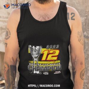 Ryan Blaney Team Penske 2023 Nascar Cup Series Champion Trophy Signature T Shirt 3 Ryan Blaney Team Penske 2023 Nascar Cup Series Champion Trophy Signature Tank Top