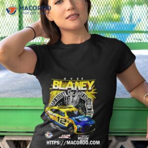 Ryan Blaney Team Penske 2023 Nascar Cup Series Champion Tshirt 1