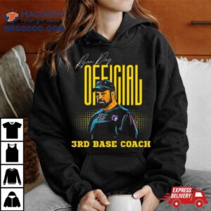 Ryan Day Official 3rd Base Coach T Shirt