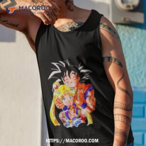 Sailor Moon X Goku Shirt 3 Sailor Moon X Goku Tank Top 1
