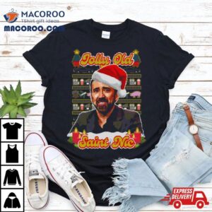 Saint Nic Christmas Nicholas Cage Shirt