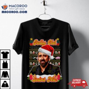 Saint Nic Christmas Nicholas Cage Tshirt