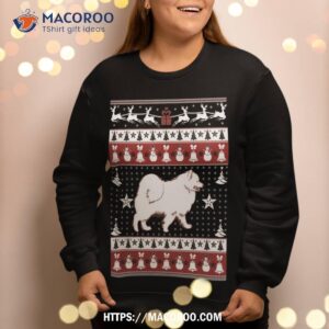 samoyed ugly christmas sweater xmas shirt sweatshirt sweatshirt 2