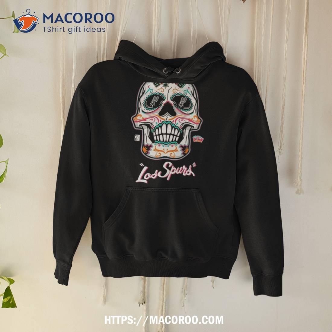 San Antonio Spurs Mitchell And Ness Sugar Skull Hometown Sweatshirt San Antonio Spurs Mitchell And Ness Sugar Skull Hometown Sweatshirt