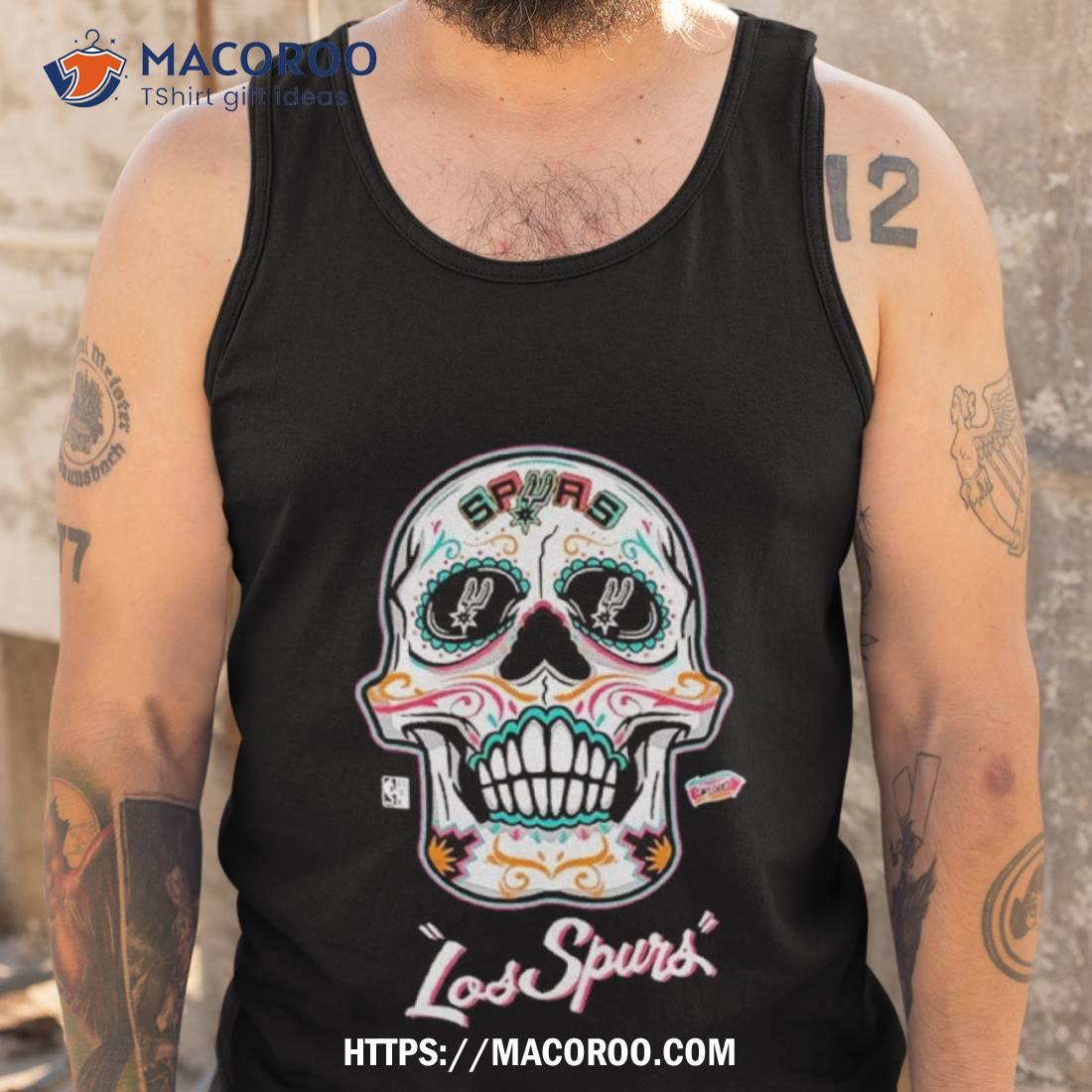 San Antonio Spurs Mitchell And Ness Sugar Skull Hometown Sweatshirt San Antonio Spurs Mitchell And Ness Sugar Skull Hometown Sweatshirt