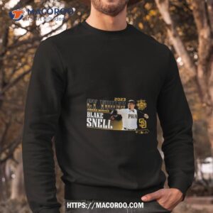 San Diego Padres Blake Snell 2023 Nl Cy Young Award Winner Sweatshirt
