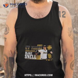 San Diego Padres Blake Snell 2023 Nl Cy Young Award Winner Tank Top
