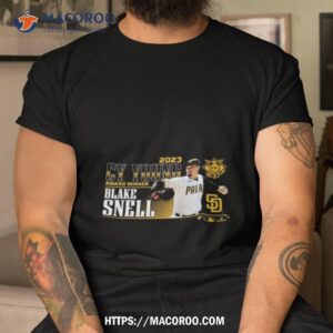 San Diego Padres Blake Snell 2023 Nl Cy Young Award Winner Tshirt