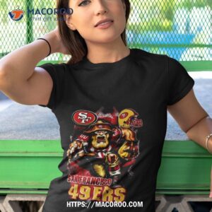 San Francisco 49ers Football Mascot 2023 Vintage Shirt 3 San Francisco 49ers Football Mascot 2023 Vintage Tshirt 1