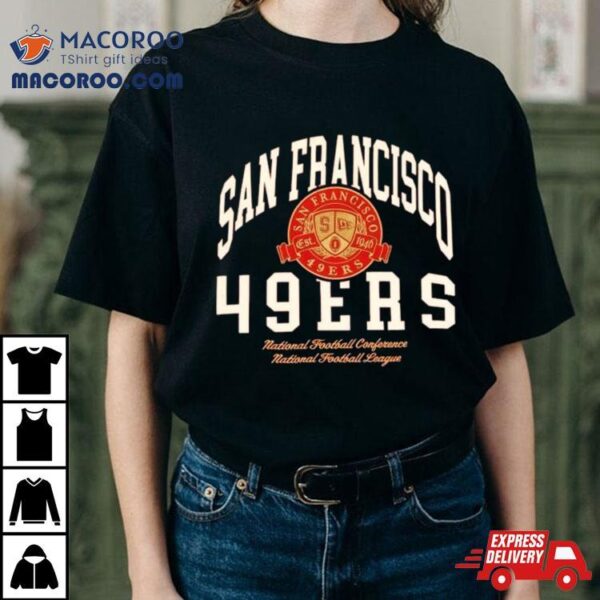 San Francisco 49ers Letterman Classic American Football Conference National Football League Shirt