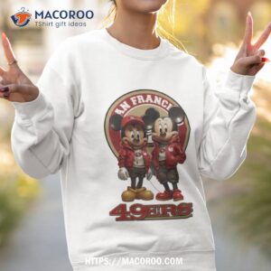 San Francisco 49ers Mickey Mouse Shirt 2 san francisco 49ers mickey mouse shirt sweatshirt 2