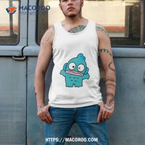 Sanrio Hangyodon Blue Friend Shirt 3 Sanrio Hangyodon Blue Friend Tank Top 2