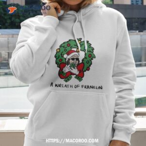 Santa A Wreath Of Franklin Christmas Shirt