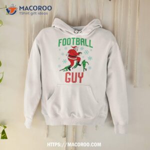 Santa And Elf Football Guy Ugly Christmas Shirt
